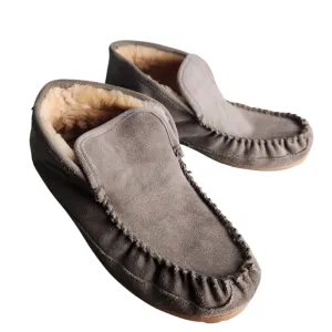 L.L. Bean Wicked Good Slippers Size 12 Medium Boot Moccasins Shearling Suede