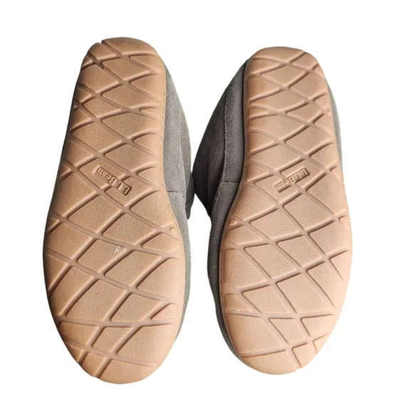 L.L. Bean Wicked Good Slippers Size 12 Medium Boot Moccasins Shearling Suede