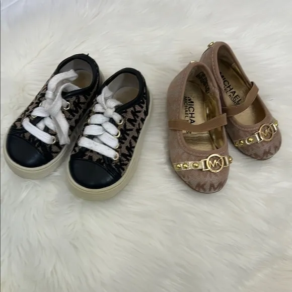 Two pairs of Michael Kors Toddlers Shoes Dress &amp; Casual